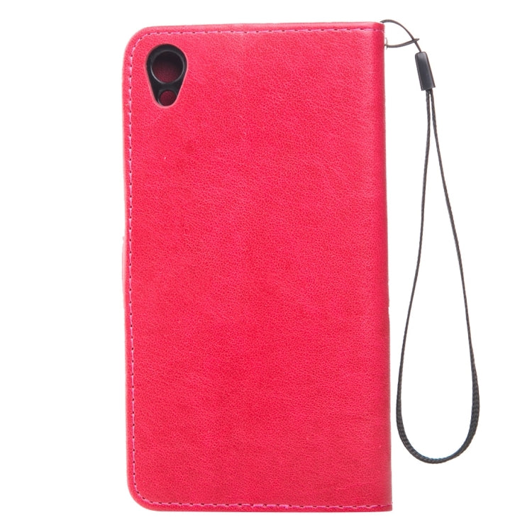 For Sony Xperia Z3 Crazy Horse Texture Printing Horizontal Flip Leather Case with Holder & Card Slots & Wallet & Lanyard