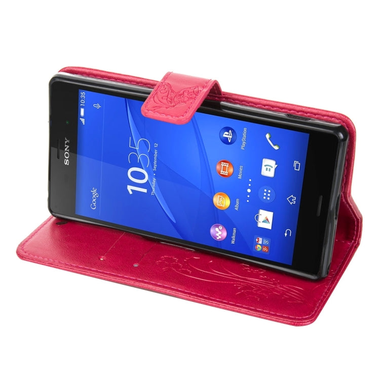For Sony Xperia Z3 Crazy Horse Texture Printing Horizontal Flip Leather Case with Holder & Card Slots & Wallet & Lanyard