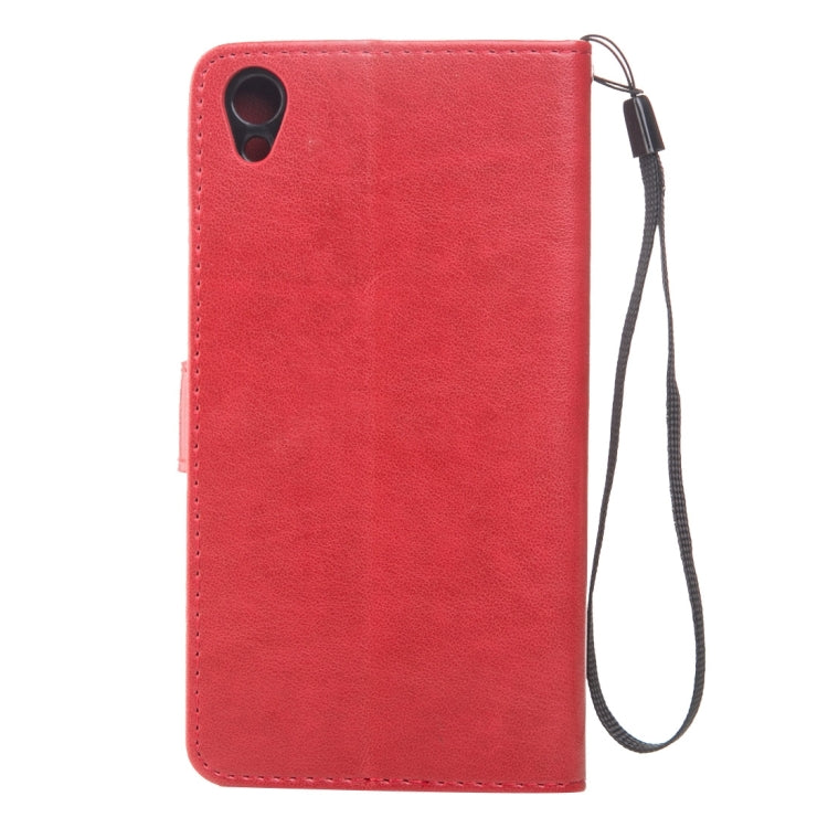 For Sony Xperia Z3 Crazy Horse Texture Printing Horizontal Flip Leather Case with Holder & Card Slots & Wallet & Lanyard