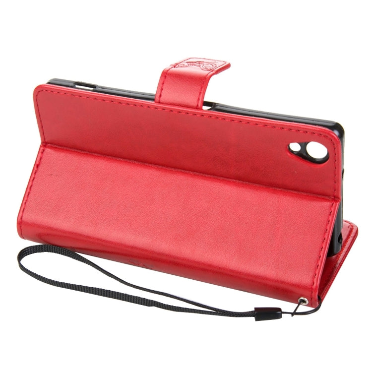 For Sony Xperia Z3 Crazy Horse Texture Printing Horizontal Flip Leather Case with Holder & Card Slots & Wallet & Lanyard