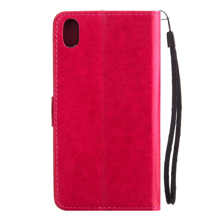 For Sony Xperia Z4 Crazy Horse Texture Printing Horizontal Flip Leather Case with Holder & Card Slots & Wallet & Lanyard