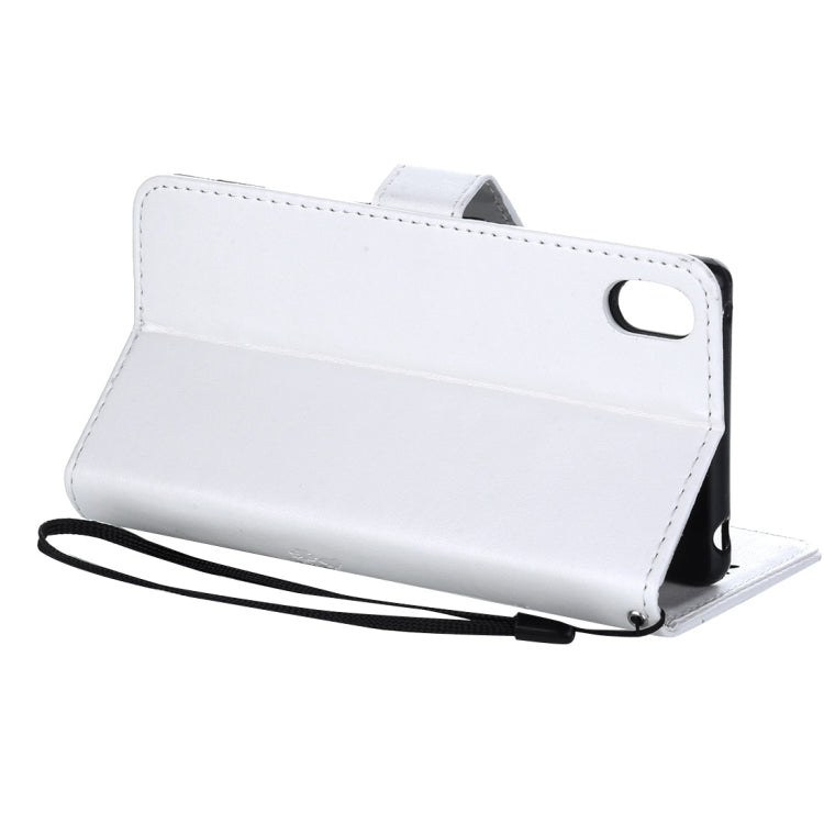 For Sony Xperia Z4 Crazy Horse Texture Printing Horizontal Flip Leather Case with Holder & Card Slots & Wallet & Lanyard