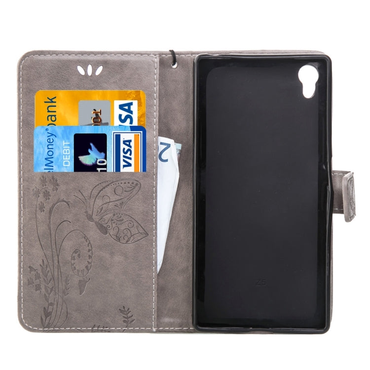 For Sony Xperia Z5 Crazy Horse Texture Printing Horizontal Flip Leather Case with Holder & Card Slots & Wallet & Lanyard