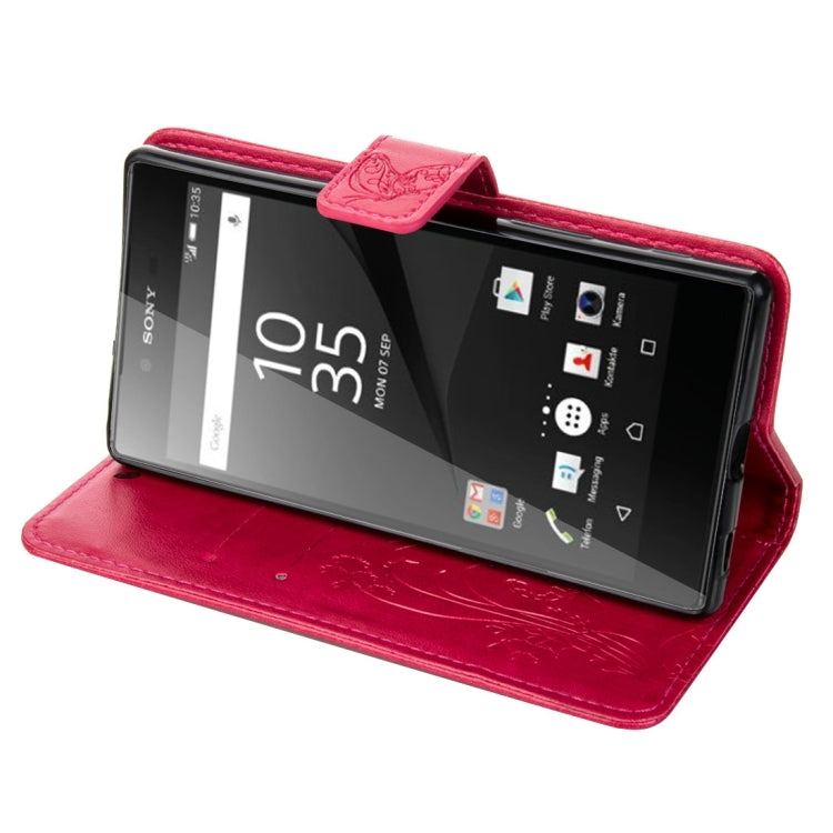 For Sony Xperia Z5 Crazy Horse Texture Printing Horizontal Flip Leather Case with Holder & Card Slots & Wallet & Lanyard