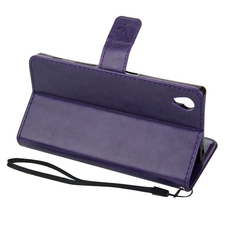 For Sony Xperia Z5 Crazy Horse Texture Printing Horizontal Flip Leather Case with Holder & Card Slots & Wallet & Lanyard