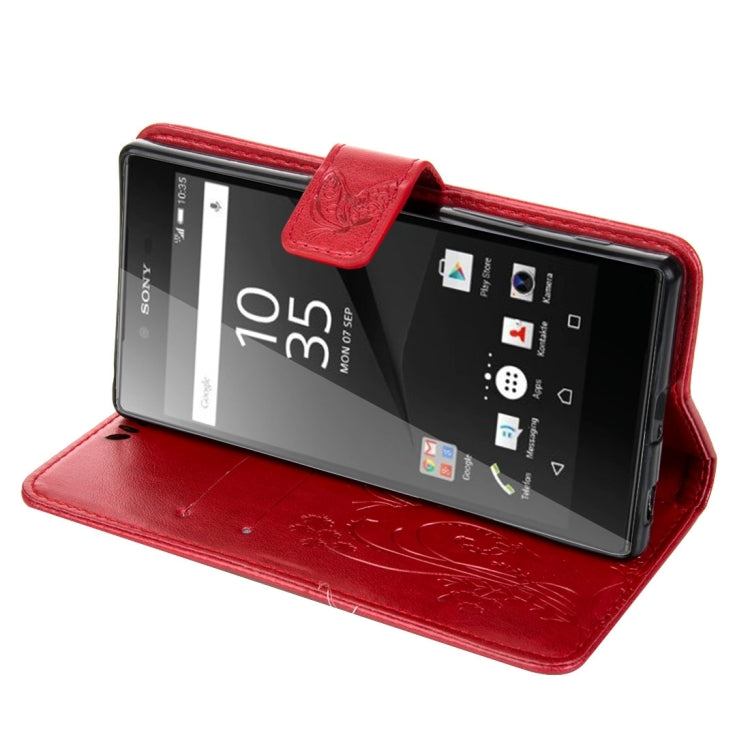 For Sony Xperia Z5 Crazy Horse Texture Printing Horizontal Flip Leather Case with Holder & Card Slots & Wallet & Lanyard