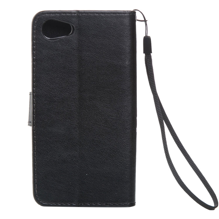 For Sony Xperia Z5 Mini Crazy Horse Texture Printing Horizontal Flip Leather Case with Holder & Card Slots & Wallet & Lanyard