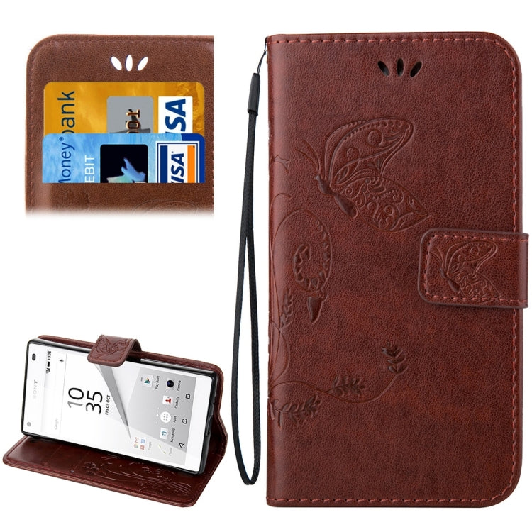 For Sony Xperia Z5 Mini Crazy Horse Texture Printing Horizontal Flip Leather Case with Holder & Card Slots & Wallet & Lanyard