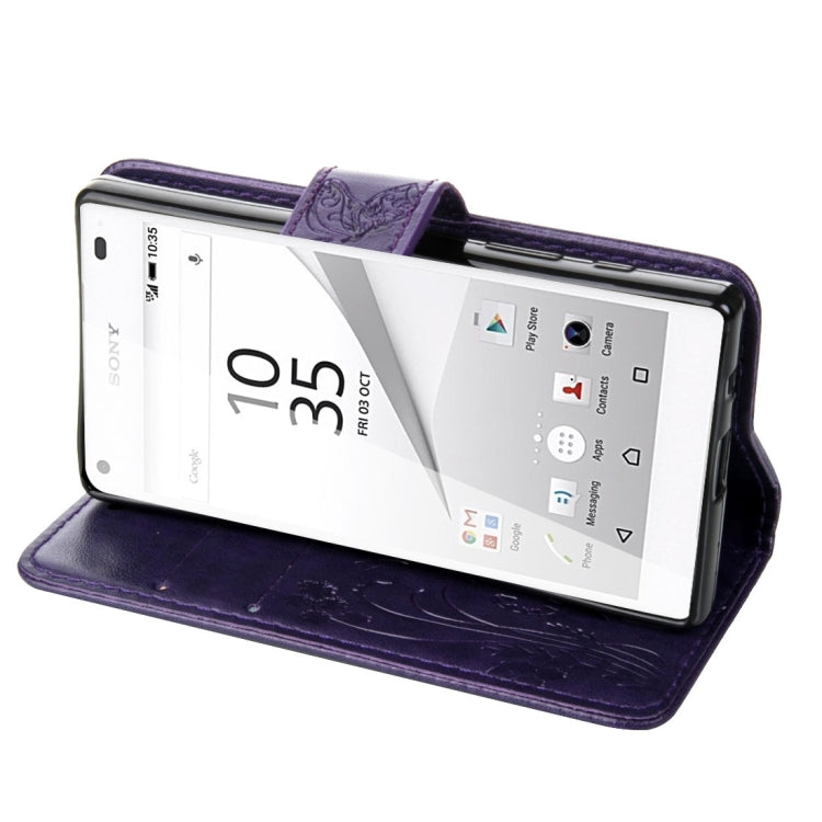 For Sony Xperia Z5 Mini Crazy Horse Texture Printing Horizontal Flip Leather Case with Holder & Card Slots & Wallet & Lanyard