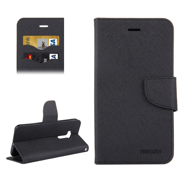 For ASUS ZenFone 3 /ZE520KL Cross Texture Horizontal Flip Leather Case with Holder & Card Slots & Wallet