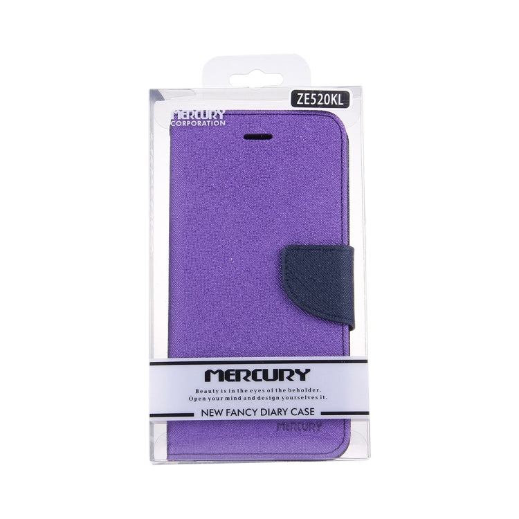 For ASUS ZenFone 3 /ZE520KL Cross Texture Horizontal Flip Leather Case with Holder & Card Slots & Wallet