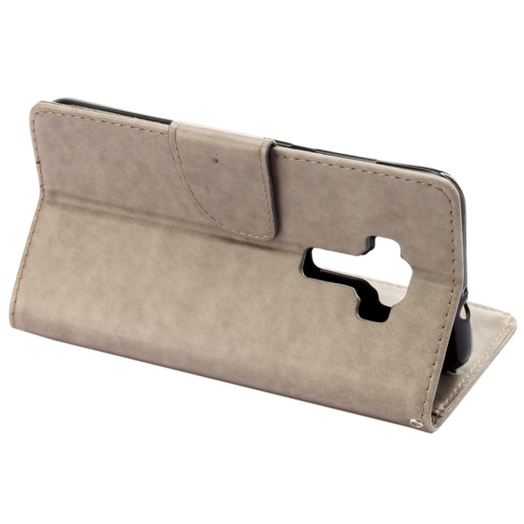 For Asus ZenFone 3 / ZE552KL Pressed Flowers Pattern Leather Case with Holder & Card Slots & Wallet