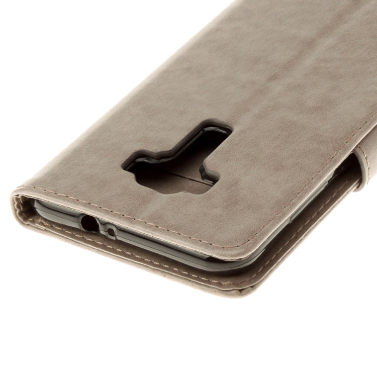 For Asus ZenFone 3 / ZE552KL Pressed Flowers Pattern Leather Case with Holder & Card Slots & Wallet