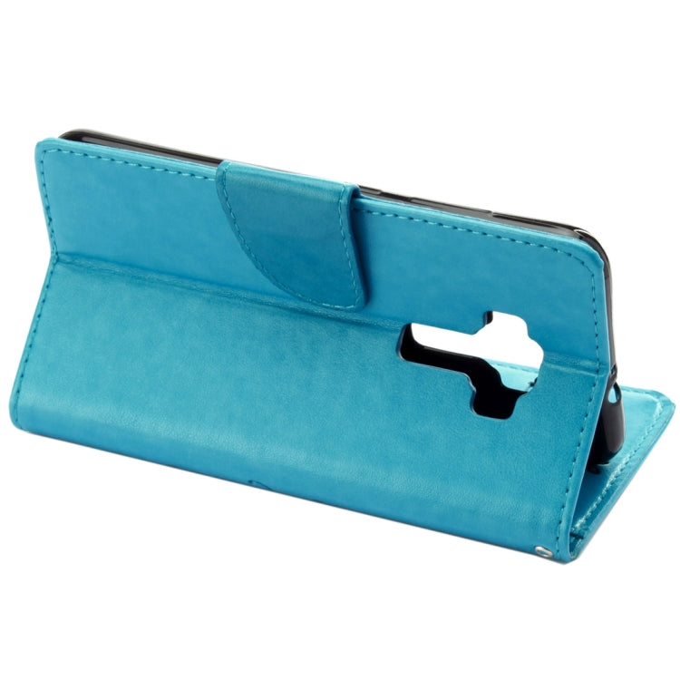 For Asus ZenFone 3 / ZE552KL Pressed Flowers Pattern Leather Case with Holder & Card Slots & Wallet