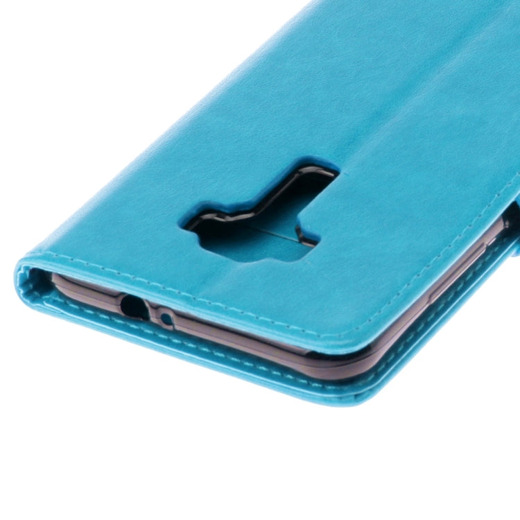 For Asus ZenFone 3 / ZE552KL Pressed Flowers Pattern Leather Case with Holder & Card Slots & Wallet