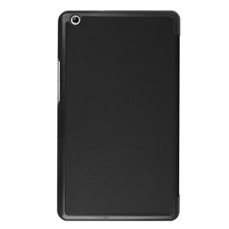 Huawei MediaPad M3 Lite 8.0 Custer Texture Horizontal Deformation Flip Leather Case with Three-folding Holder & Sleep / Wake-up Function