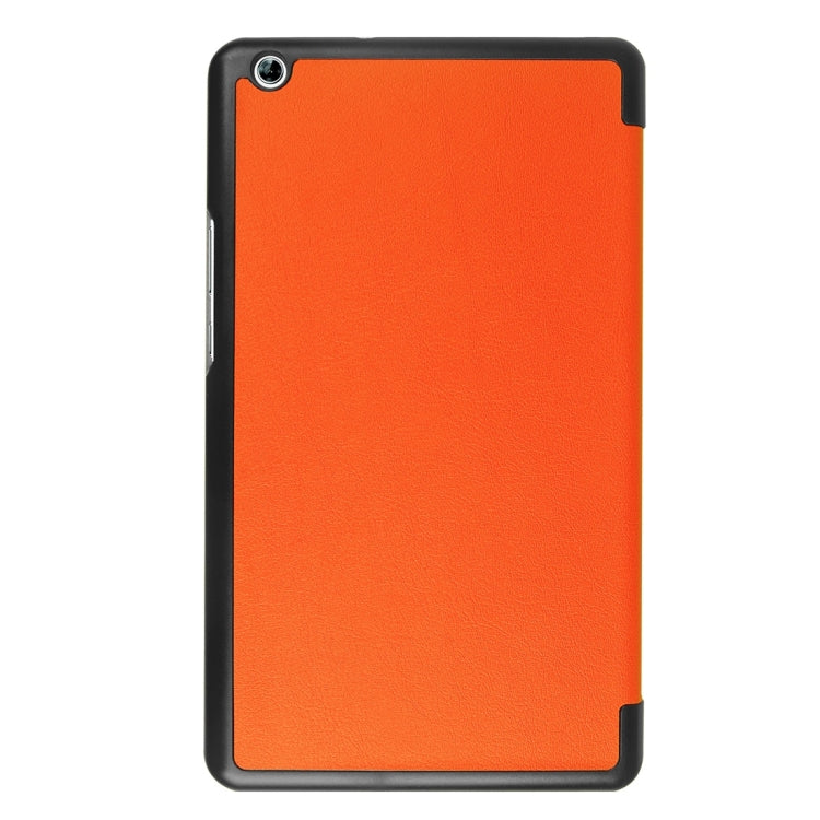 Huawei MediaPad M3 Lite 8.0 Custer Texture Horizontal Deformation Flip Leather Case with Three-folding Holder & Sleep / Wake-up Function