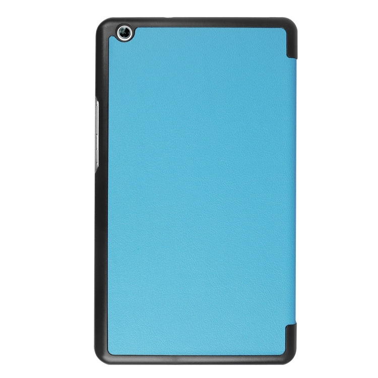 Huawei MediaPad M3 Lite 8.0 Custer Texture Horizontal Deformation Flip Leather Case with Three-folding Holder & Sleep / Wake-up Function