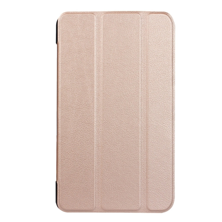 Huawei MediaPad M3 Lite 8.0 Custer Texture Horizontal Deformation Flip Leather Case with Three-folding Holder & Sleep / Wake-up Function