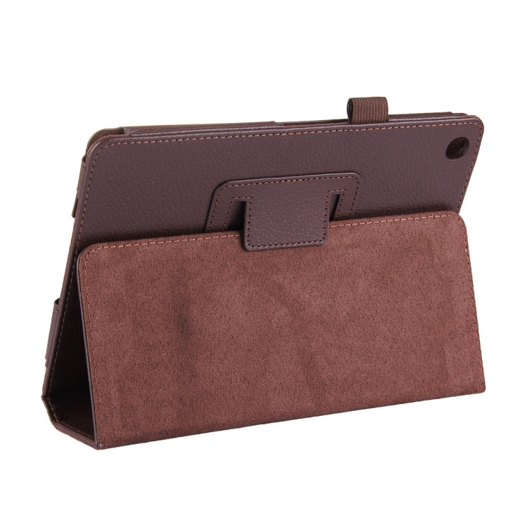 For Asus ZenPad 3 8.0 / Z581KL Litchi Texture Horizontal Flip Leather Case with Holder