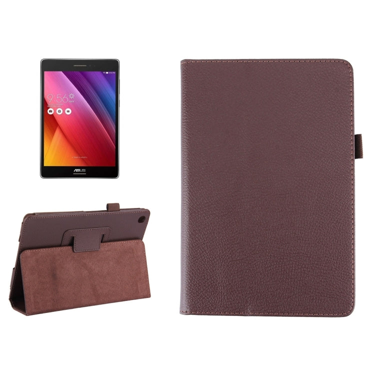 For Asus ZenPad 3 8.0 / Z581KL Litchi Texture Horizontal Flip Leather Case with Holder