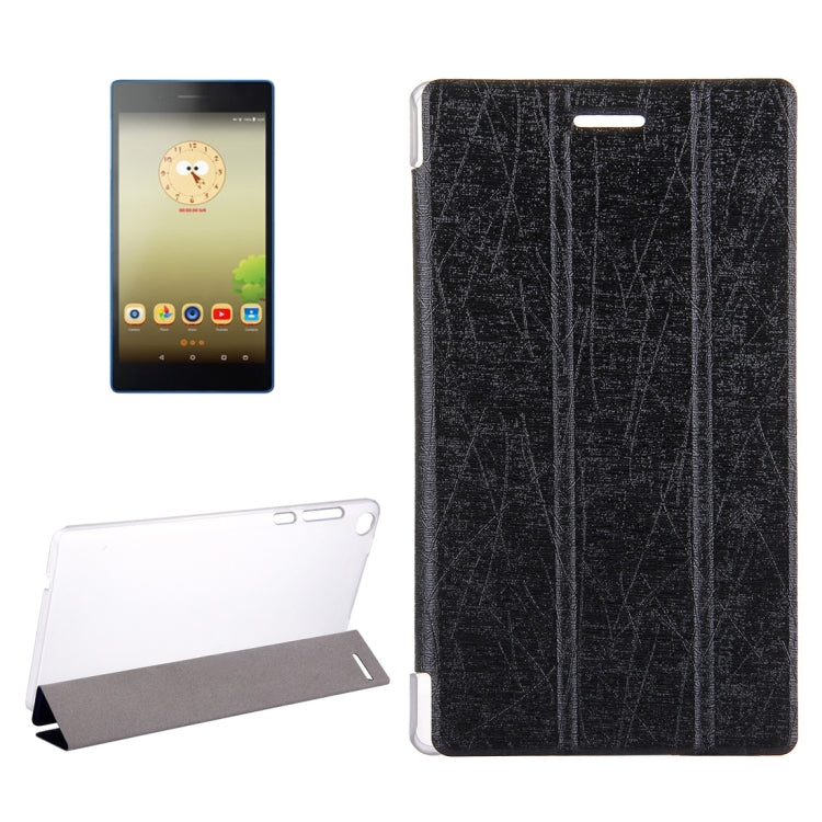 For Lenovo TAB 3 730M Oracle Bone Texture Horizontal Flip Leather Case with Three-folding Holder