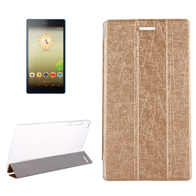 For Lenovo TAB 3 730M Oracle Bone Texture Horizontal Flip Leather Case with Three-folding Holder