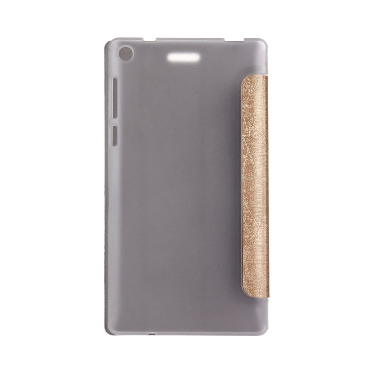 For Lenovo TAB 3 730M Oracle Bone Texture Horizontal Flip Leather Case with Three-folding Holder