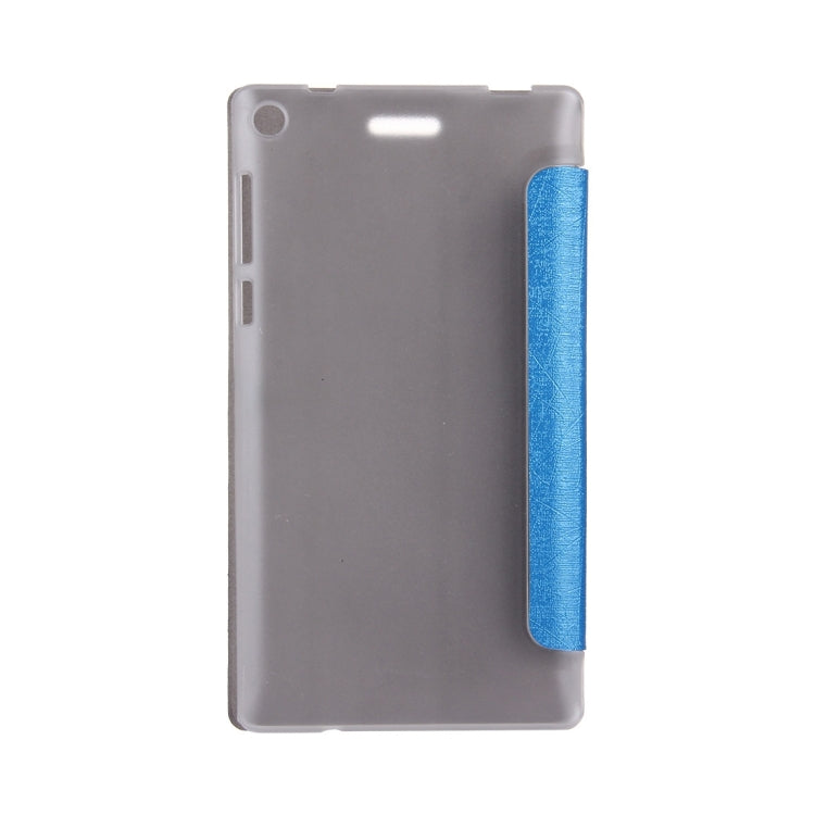 For Lenovo TAB 3 730M Oracle Bone Texture Horizontal Flip Leather Case with Three-folding Holder