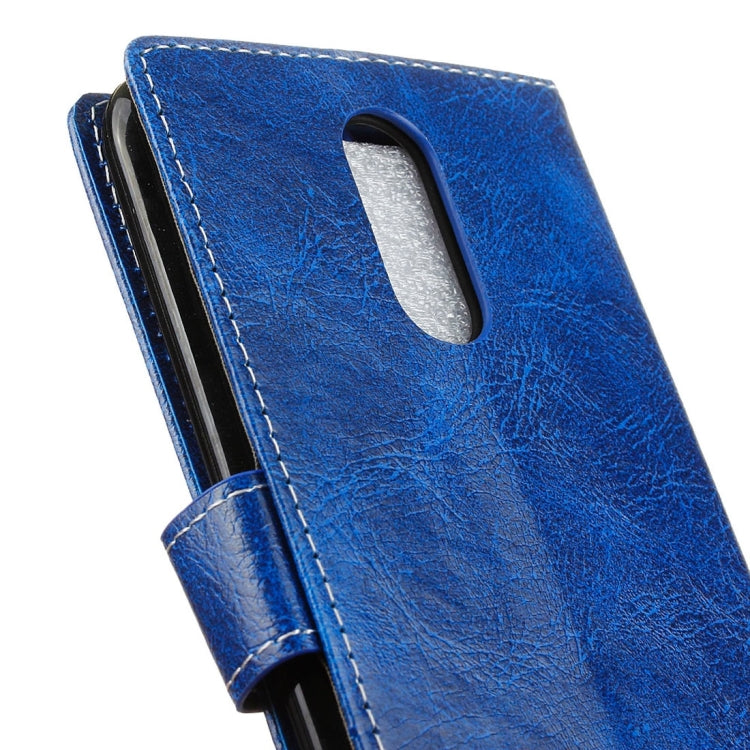 For LG Stylo 3 Retro Crazy Horse Texture Horizontal Flip Leather Case with Holder & Card Slots & Wallet & Photo Frame