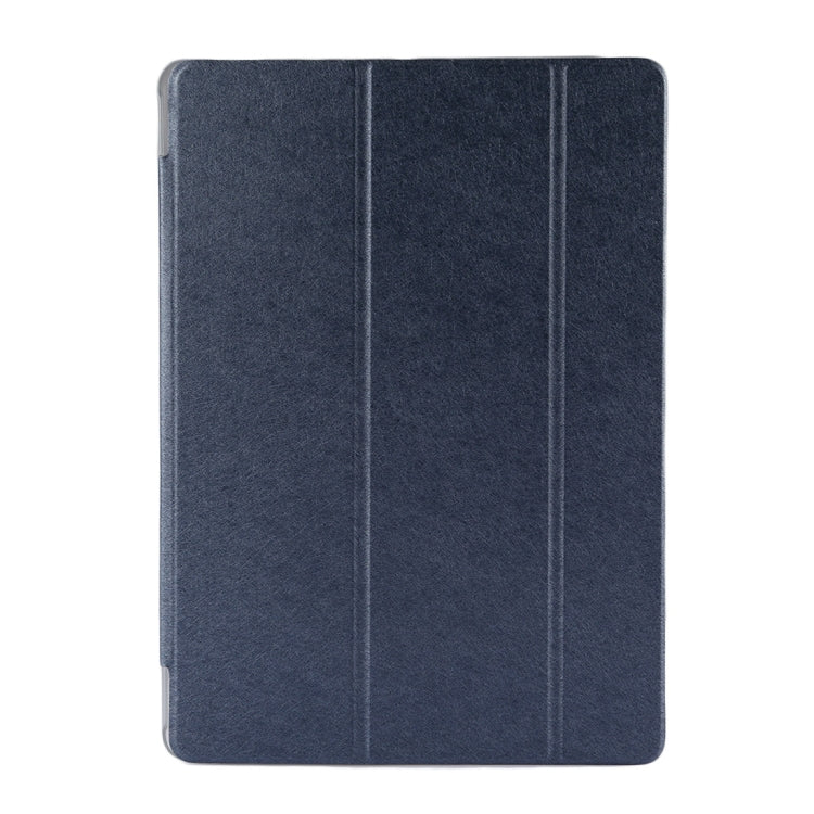 For Huawei Honor Waterplay 10.1 inch Silk Texture Horizontal Flip Leather Case with Three-folding Holder