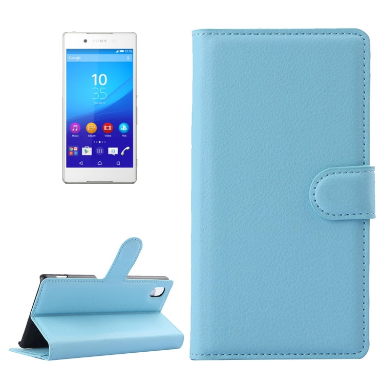 For Sony Xperia Z4 / Z3+ Litchi Texture Horizontal Flip Leather Case with Holder & Card Slots & Wallet