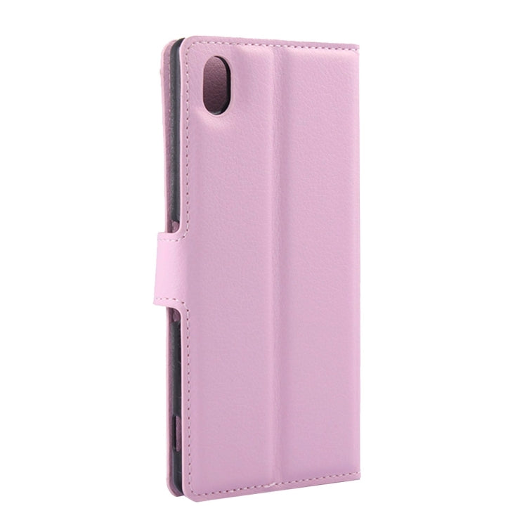 For Sony Xperia Z5 Litchi Texture Horizontal Flip Leather Case with Holder & Card Slots & Wallet