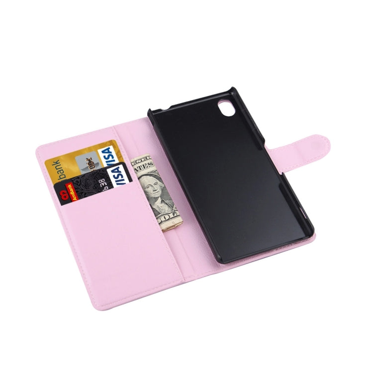 For Sony Xperia Z5 Litchi Texture Horizontal Flip Leather Case with Holder & Card Slots & Wallet