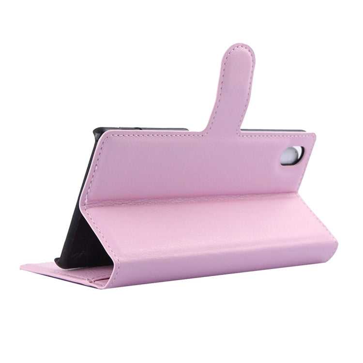 For Sony Xperia Z5 Litchi Texture Horizontal Flip Leather Case with Holder & Card Slots & Wallet