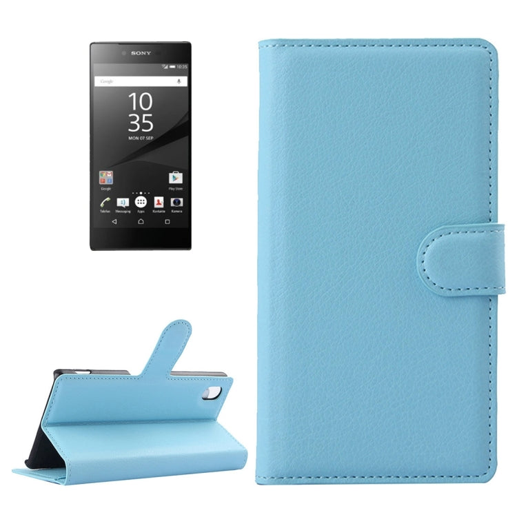 For Sony Xperia Z5 Litchi Texture Horizontal Flip Leather Case with Holder & Card Slots & Wallet
