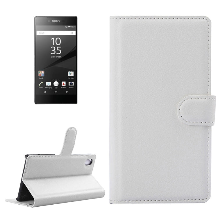 For Sony Xperia Z5 Litchi Texture Horizontal Flip Leather Case with Holder & Card Slots & Wallet