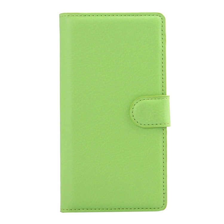 For Sony Xperia M4 Aqua Litchi Texture Horizontal Flip Leather Case with Holder & Card Slots & Wallet