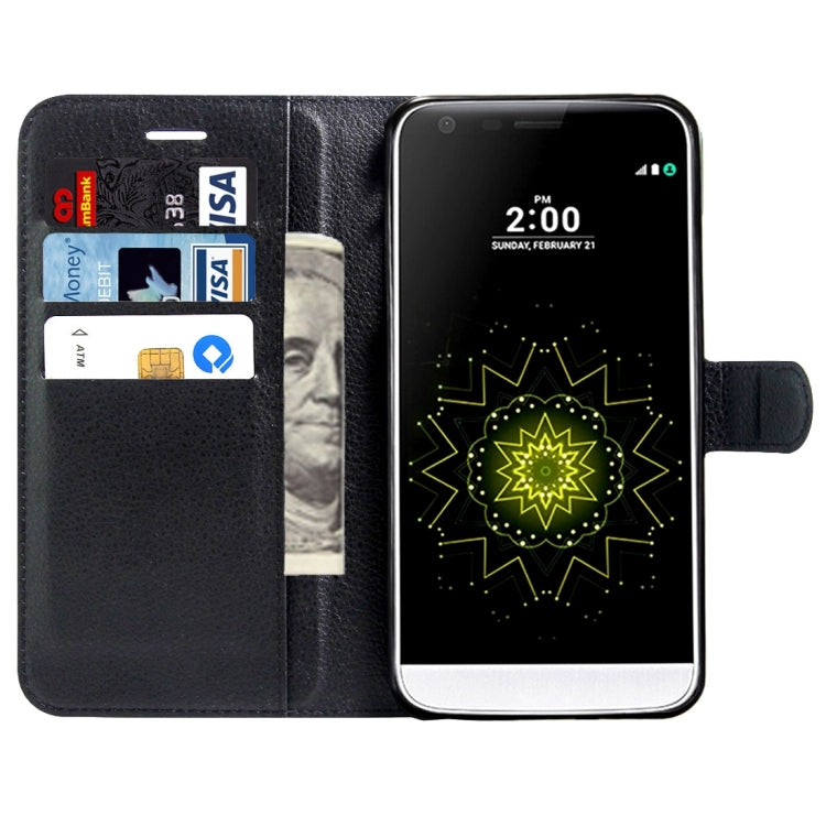 For LG G6 Litchi Texture Horizontal Flip Leather Case with Magnetic Buckle & Holder & Card Slots & Wallet
