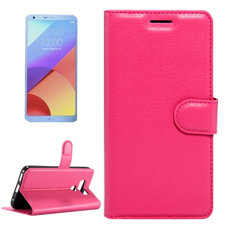 For LG G6 Litchi Texture Horizontal Flip Leather Case with Magnetic Buckle & Holder & Card Slots & Wallet