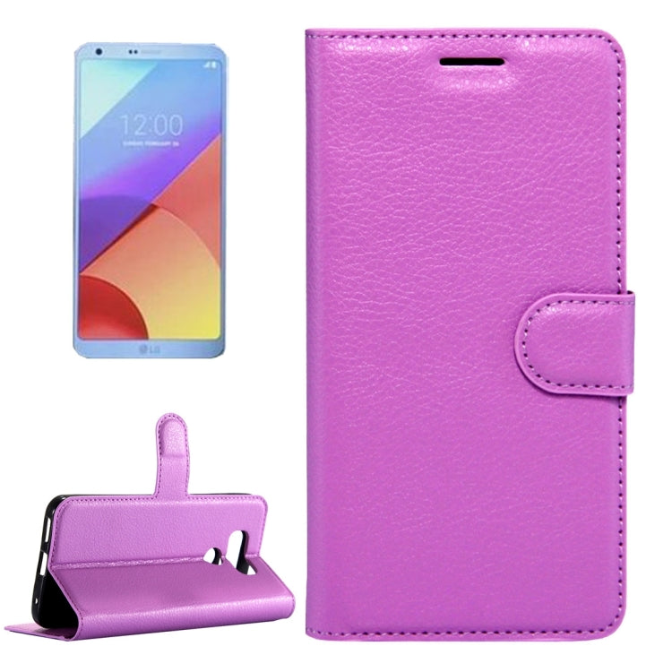 For LG G6 Litchi Texture Horizontal Flip Leather Case with Magnetic Buckle & Holder & Card Slots & Wallet