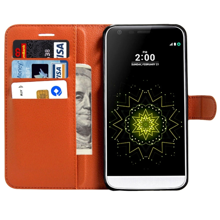 For LG G6 Litchi Texture Horizontal Flip Leather Case with Magnetic Buckle & Holder & Card Slots & Wallet