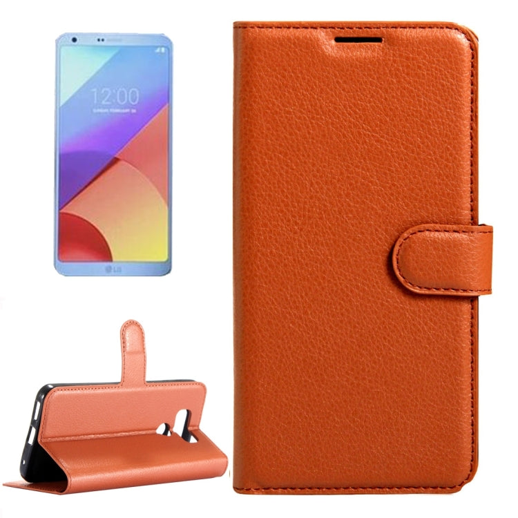 For LG G6 Litchi Texture Horizontal Flip Leather Case with Magnetic Buckle & Holder & Card Slots & Wallet