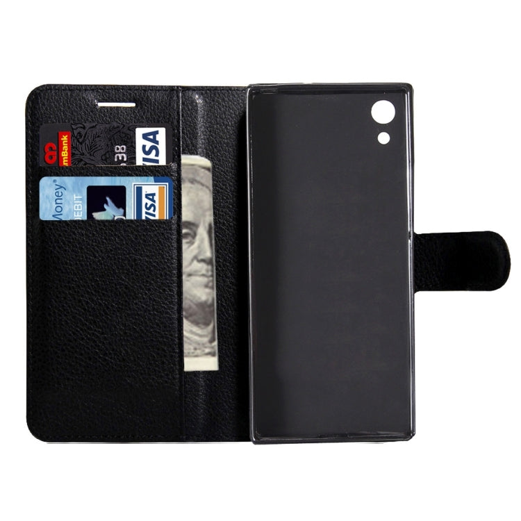 For Sony Xperia Z6 Litchi Texture Horizontal Flip Leather Case with Magnetic Buckle & Holder & Card Slots & Wallet