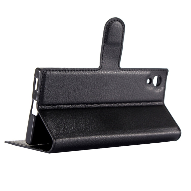 For Sony Xperia Z6 Litchi Texture Horizontal Flip Leather Case with Magnetic Buckle & Holder & Card Slots & Wallet