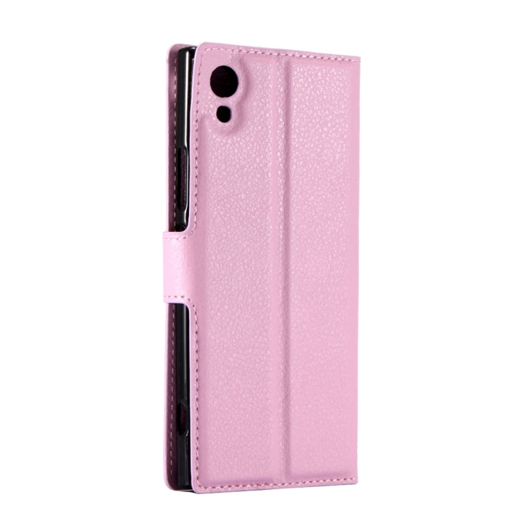 For Sony Xperia Z6 Litchi Texture Horizontal Flip Leather Case with Magnetic Buckle & Holder & Card Slots & Wallet