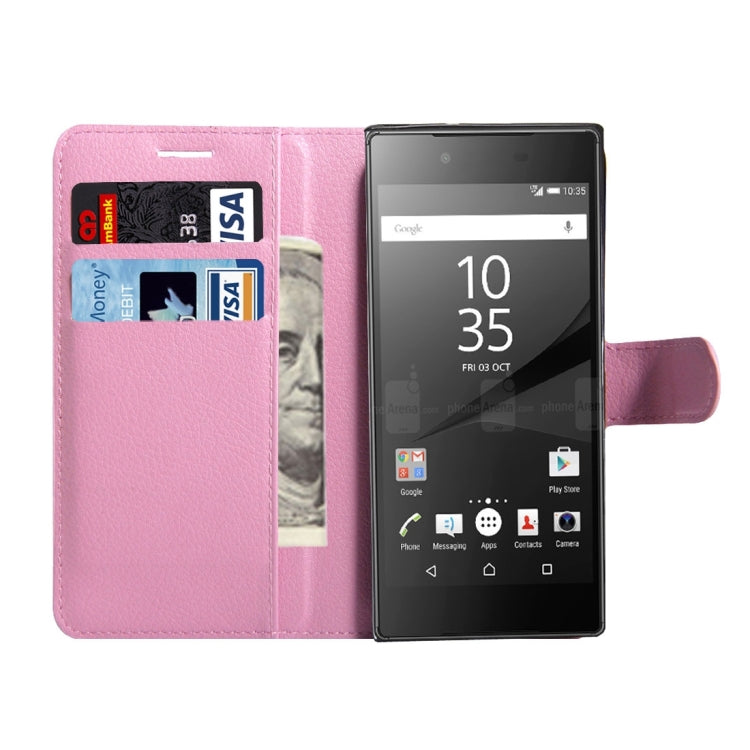 For Sony Xperia Z6 Litchi Texture Horizontal Flip Leather Case with Magnetic Buckle & Holder & Card Slots & Wallet