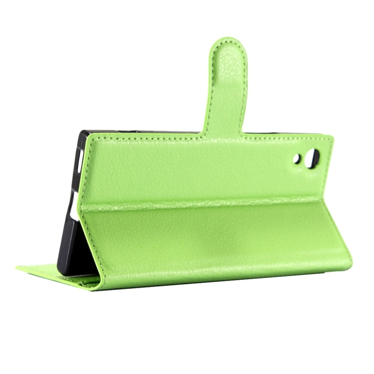 For Sony Xperia Z6 Litchi Texture Horizontal Flip Leather Case with Magnetic Buckle & Holder & Card Slots & Wallet