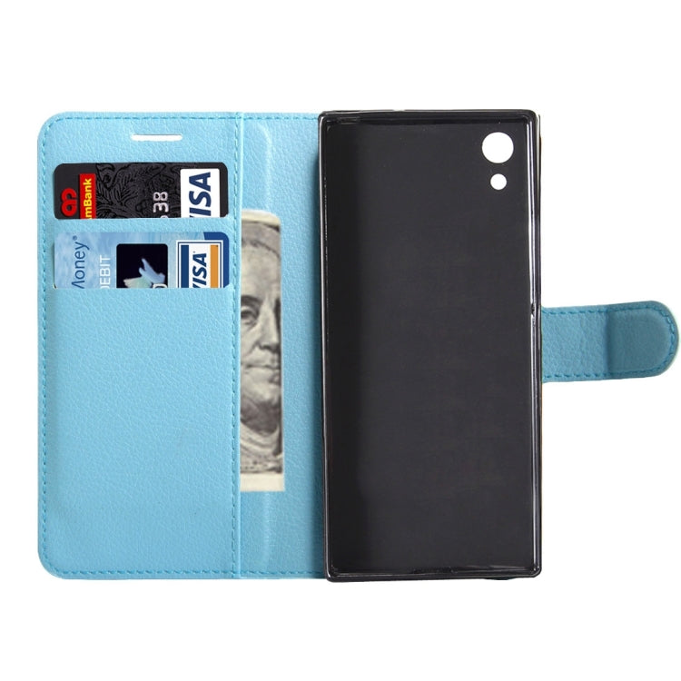 For Sony Xperia Z6 Litchi Texture Horizontal Flip Leather Case with Magnetic Buckle & Holder & Card Slots & Wallet