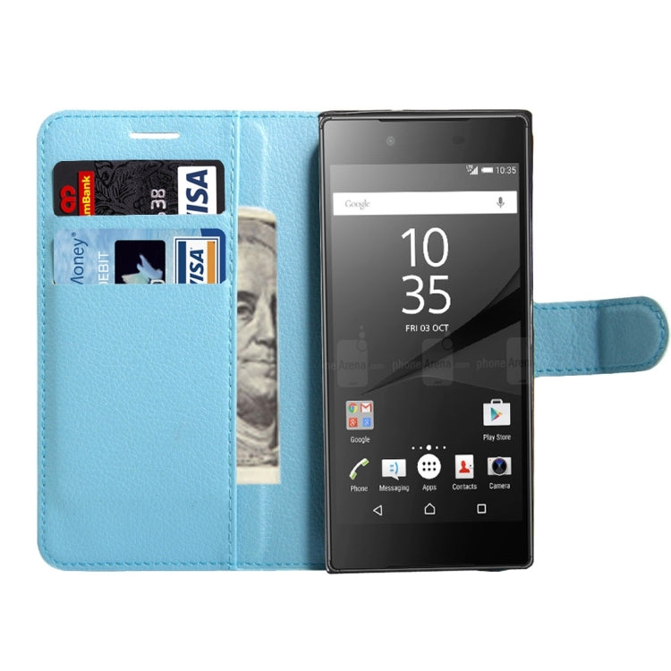 For Sony Xperia Z6 Litchi Texture Horizontal Flip Leather Case with Magnetic Buckle & Holder & Card Slots & Wallet